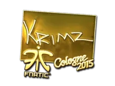 Sticker | KRIMZ (Gold) | Cologne 2015