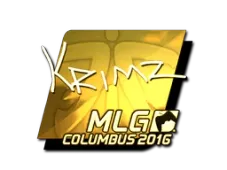 Sticker | KRIMZ (Gold) | MLG Columbus 2016