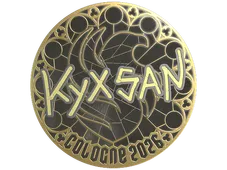 Sticker | kyxsan (Gold) | Cologne 2026