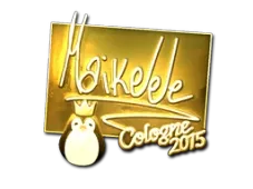 Sticker | Maikelele (Gold) | Cologne 2015
