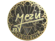 Sticker | mezii (Gold) | Cologne 2026