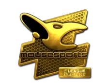 Sticker | mousesports (Gold) | Atlanta 2017