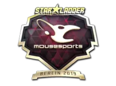 Sticker | mousesports (Gold) | Berlin 2019
