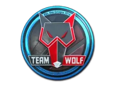 Sticker | MTS GameGod Wolf (Foil) | Cologne 2014