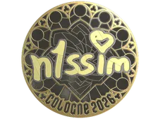 Sticker | n1ssim (Gold) | Cologne 2026