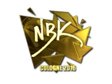 Sticker | NBK- (Gold) | Cologne 2016
