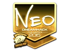 Sticker | NEO (Gold) | Cluj-Napoca 2015