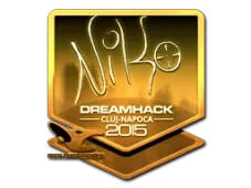 Sticker | NiKo (Gold) | Cluj-Napoca 2015