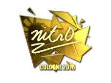Sticker | nitr0 (Gold) | Cologne 2016