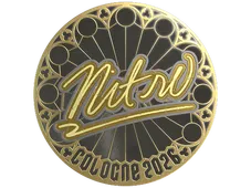 Sticker | nitr0 (Gold) | Cologne 2026