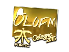 Sticker | olofmeister (Gold) | Cologne 2015