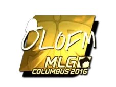 Sticker | olofmeister (Gold) | MLG Columbus 2016