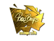 Sticker | pashaBiceps (Gold) | Cologne 2016
