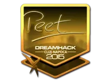 Sticker | peet (Gold) | Cluj-Napoca 2015