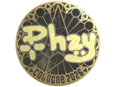 Sticker | phzy (Gold) | Cologne 2026
