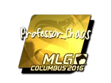 Sticker | Professor_Chaos (Gold) | MLG Columbus 2016