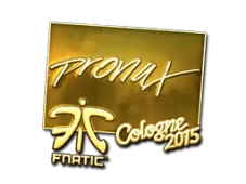 Sticker | pronax (Gold) | Cologne 2015