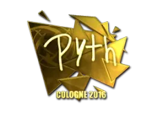 Sticker | pyth (Gold) | Cologne 2016