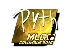 Sticker | pyth (Gold) | MLG Columbus 2016
