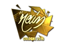 Sticker | rain (Gold) | Cologne 2016