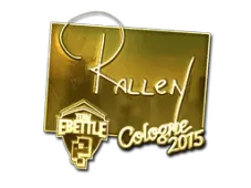 Sticker | rallen (Gold) | Cologne 2015