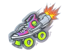 Sticker | Rocket Skates (Holo)