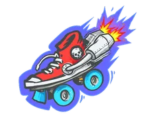 Sticker | Rocket Skates
