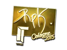 Sticker | RpK (Gold) | Cologne 2015