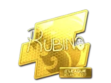 Sticker | RUBINO (Gold) | Atlanta 2017