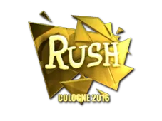 Sticker | RUSH (Gold) | Cologne 2016