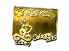Sticker | seang@res (Gold) | Cologne 2015