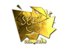 Sticker | seized (Gold) | Cologne 2016