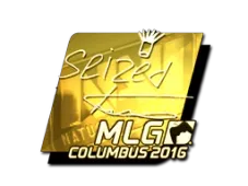 Sticker | seized (Gold) | MLG Columbus 2016
