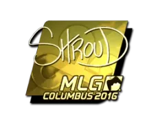 Sticker | shroud (Gold) | MLG Columbus 2016