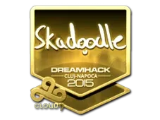 Sticker | Skadoodle (Gold) | Cluj-Napoca 2015