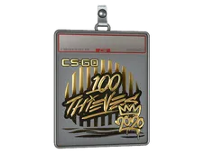 Sticker Slab | 100 Thieves (Gold) | 2020 RMR