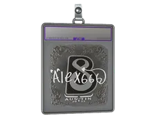 Sticker Slab | alex666 (Foil) | Austin 2025