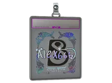 Sticker Slab | alex666 (Holo) | Austin 2025