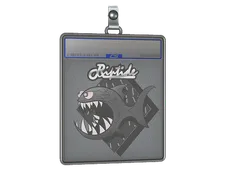 Sticker Slab | Black Jaggyfish