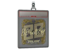 Sticker Slab | Boombl4 (Gold) | Austin 2025