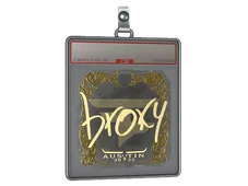 Sticker Slab | broky (Gold) | Austin 2025