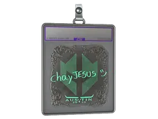 Sticker Slab | chayJESUS (Foil) | Austin 2025