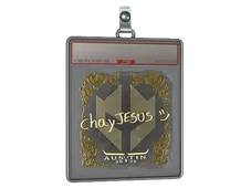 Sticker Slab | chayJESUS (Gold) | Austin 2025