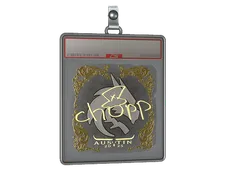 Sticker Slab | chopper (Gold) | Austin 2025