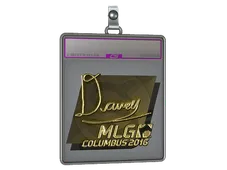 Sticker Slab | DAVEY (Gold) | MLG Columbus 2016