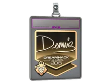 Sticker Slab | dennis (Gold) | Cluj-Napoca 2015
