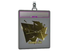 Sticker Slab | DEVIL (Gold) | Cologne 2016