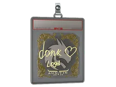 Sticker Slab | donk (Gold) | Austin 2025