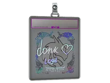 Sticker Slab | donk (Holo) | Austin 2025