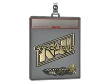 Sticker Slab | electronic (Gold) | Antwerp 2022